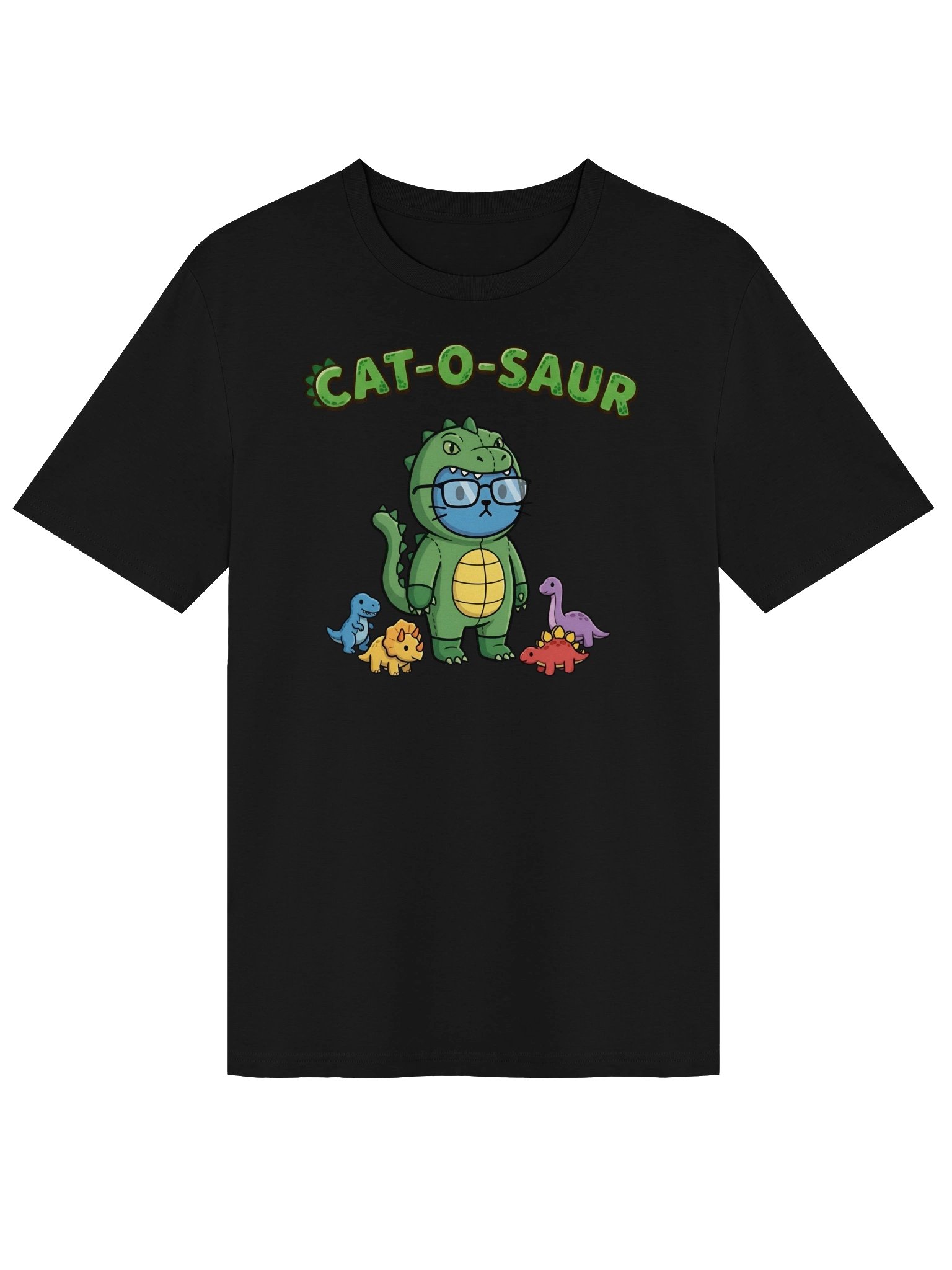 Cat-o-saur T-shirt product image (1)