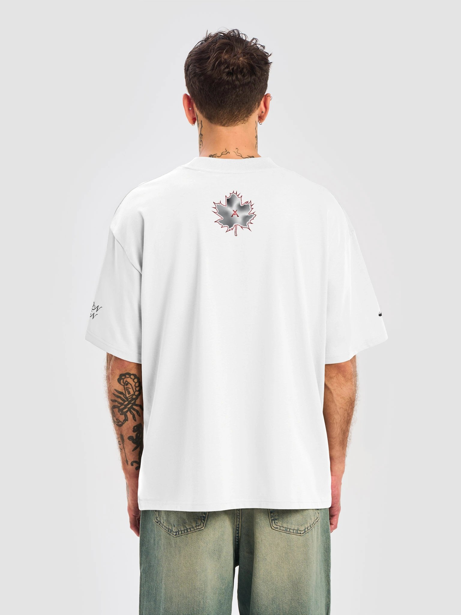 Xenon Braun Maple Leaf Shirt White product image (6)