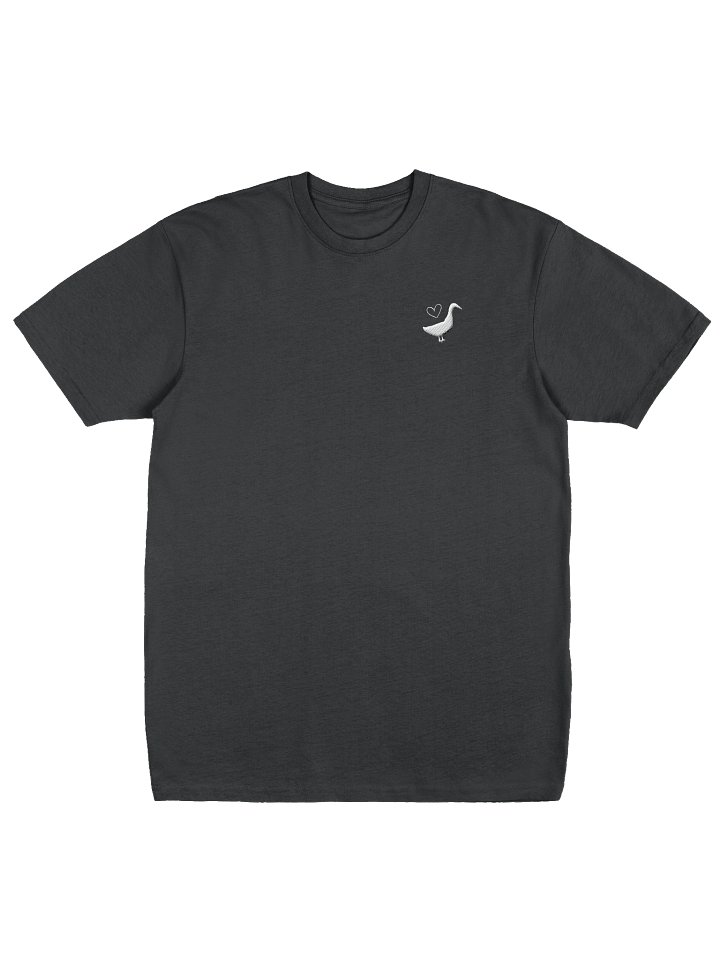 Embroidered Goose Love Men's Tee (White) product image (1)