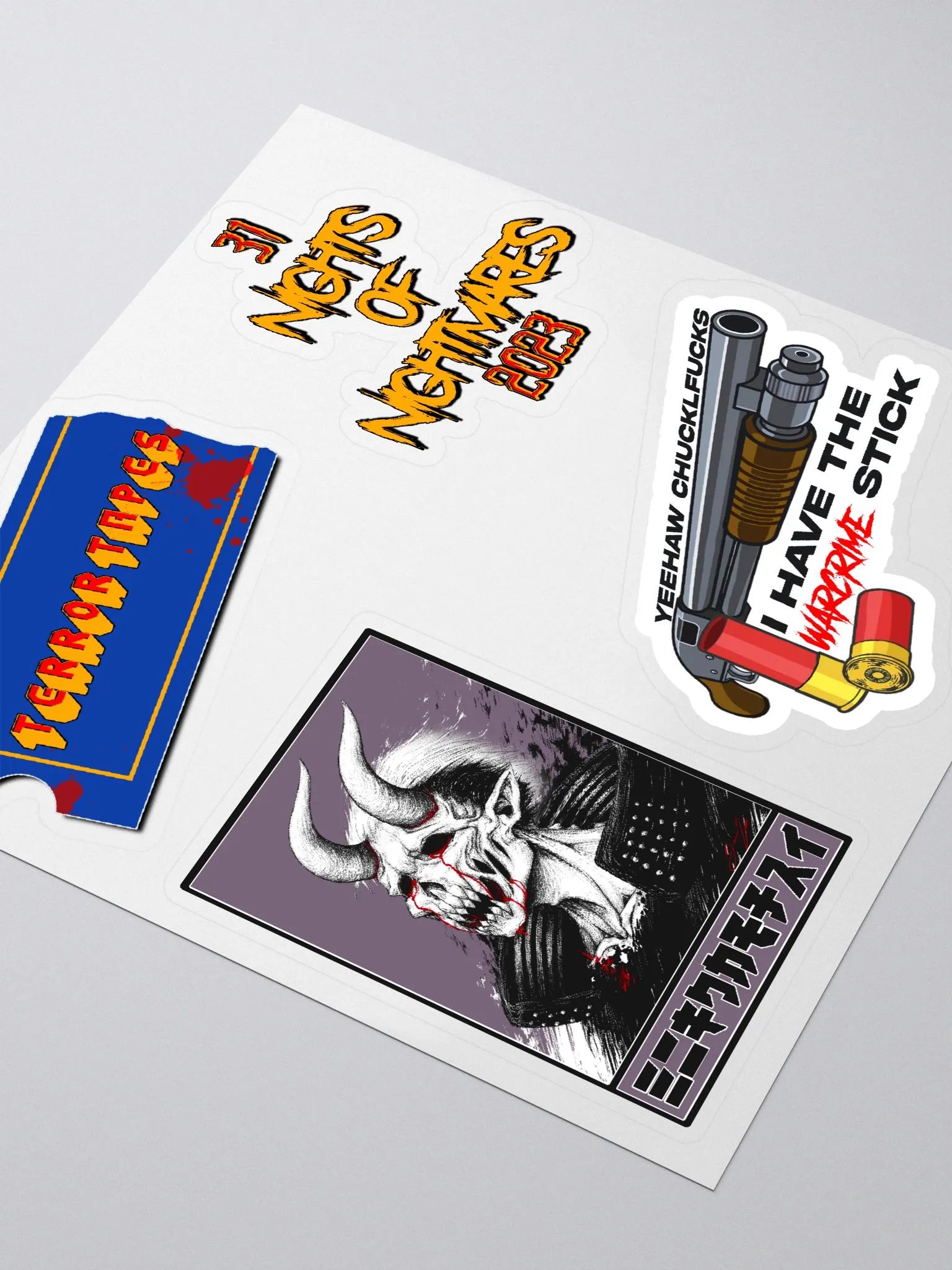 31 Nights of Nightmares STICKER SHEET product image (3)