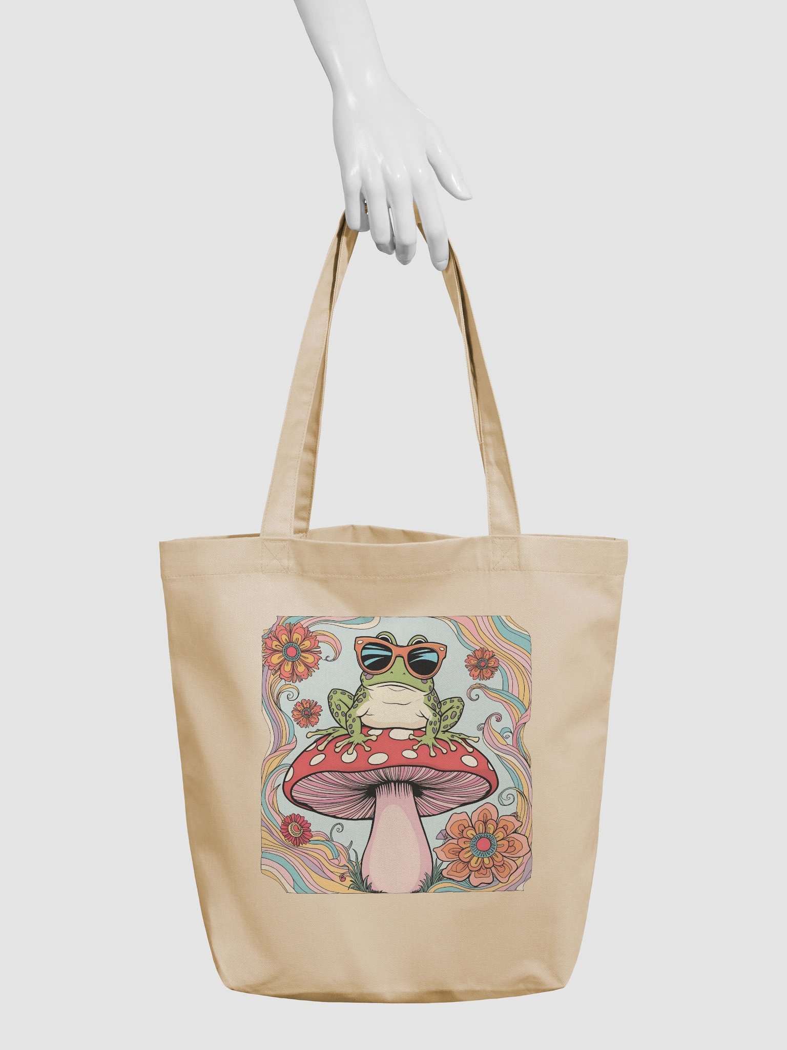 Psychedelic Frog Eco Tote product image (3)