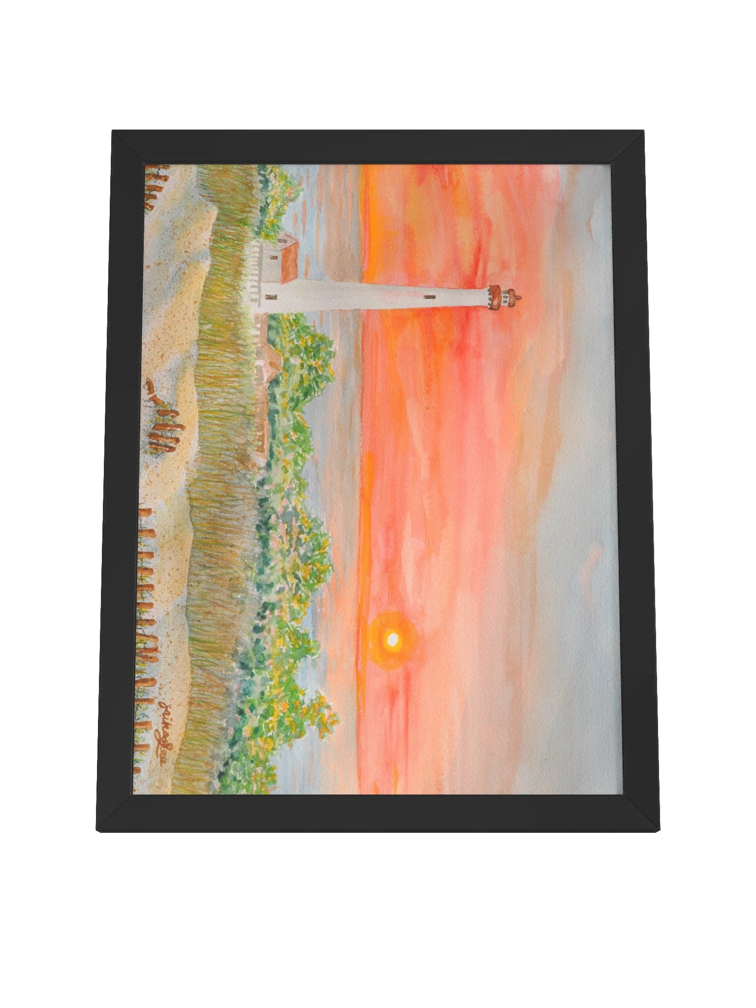 Lighthouse In A Golden Sunset product image (4)