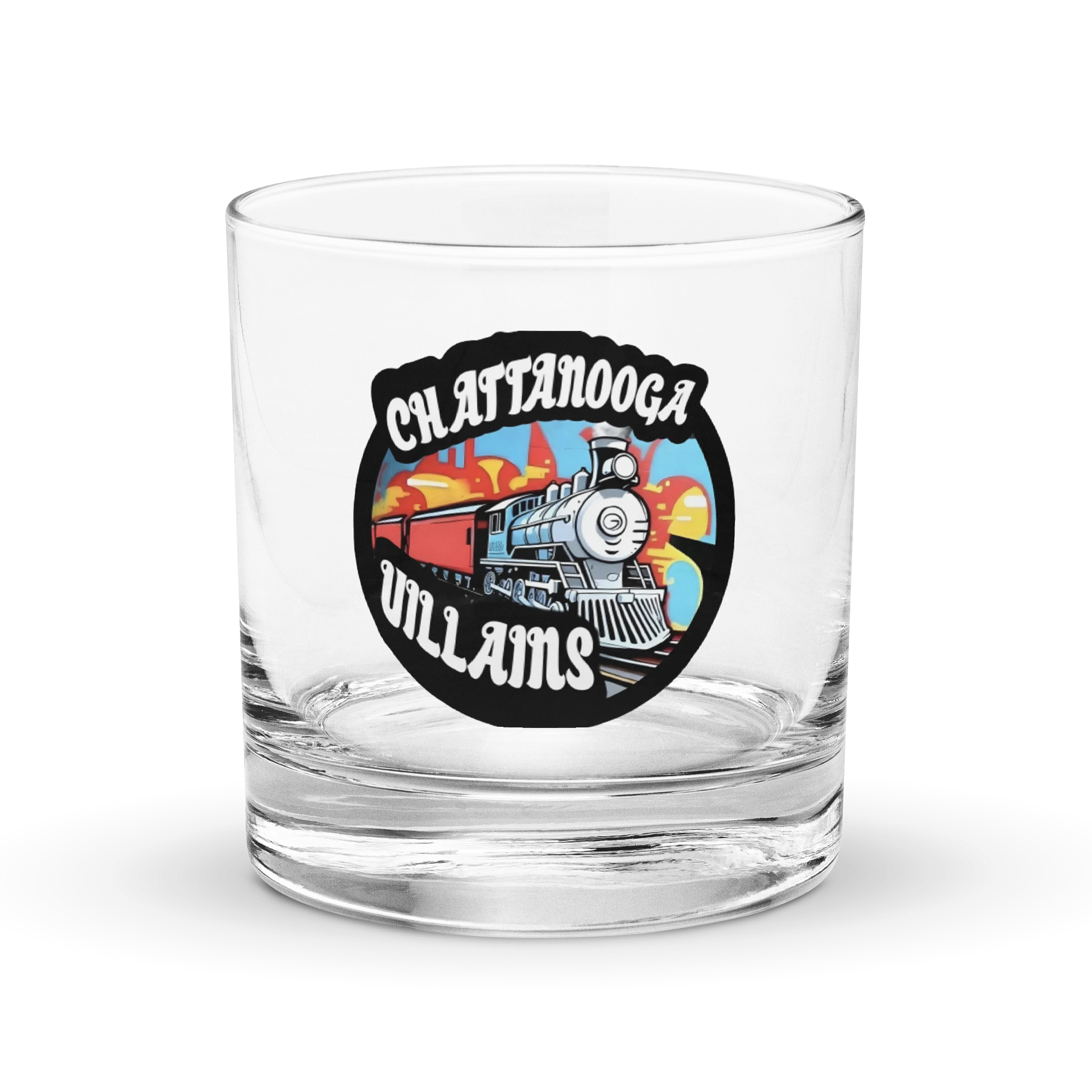 Chattanooga Villains Rocks Glass product image (2)