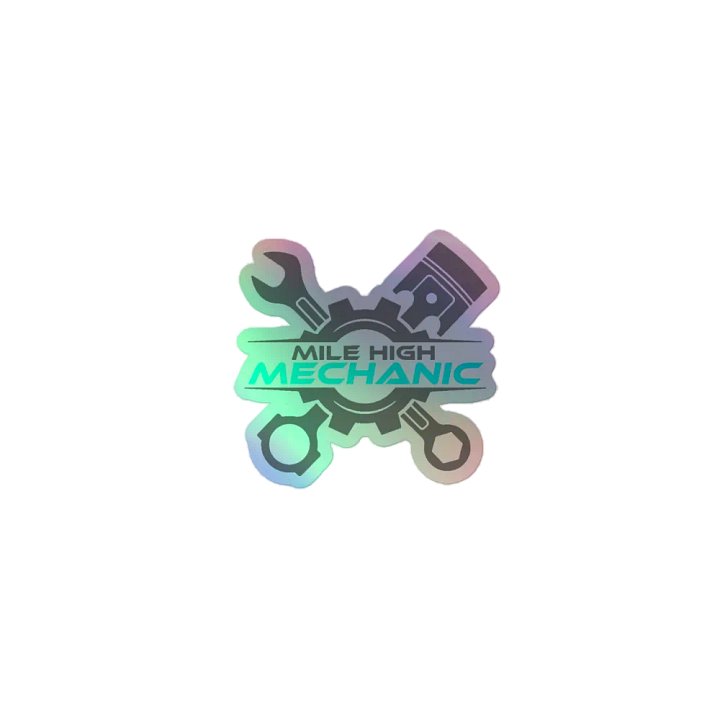 Mile High Mechanic Sticker (Holographic) product image (1)