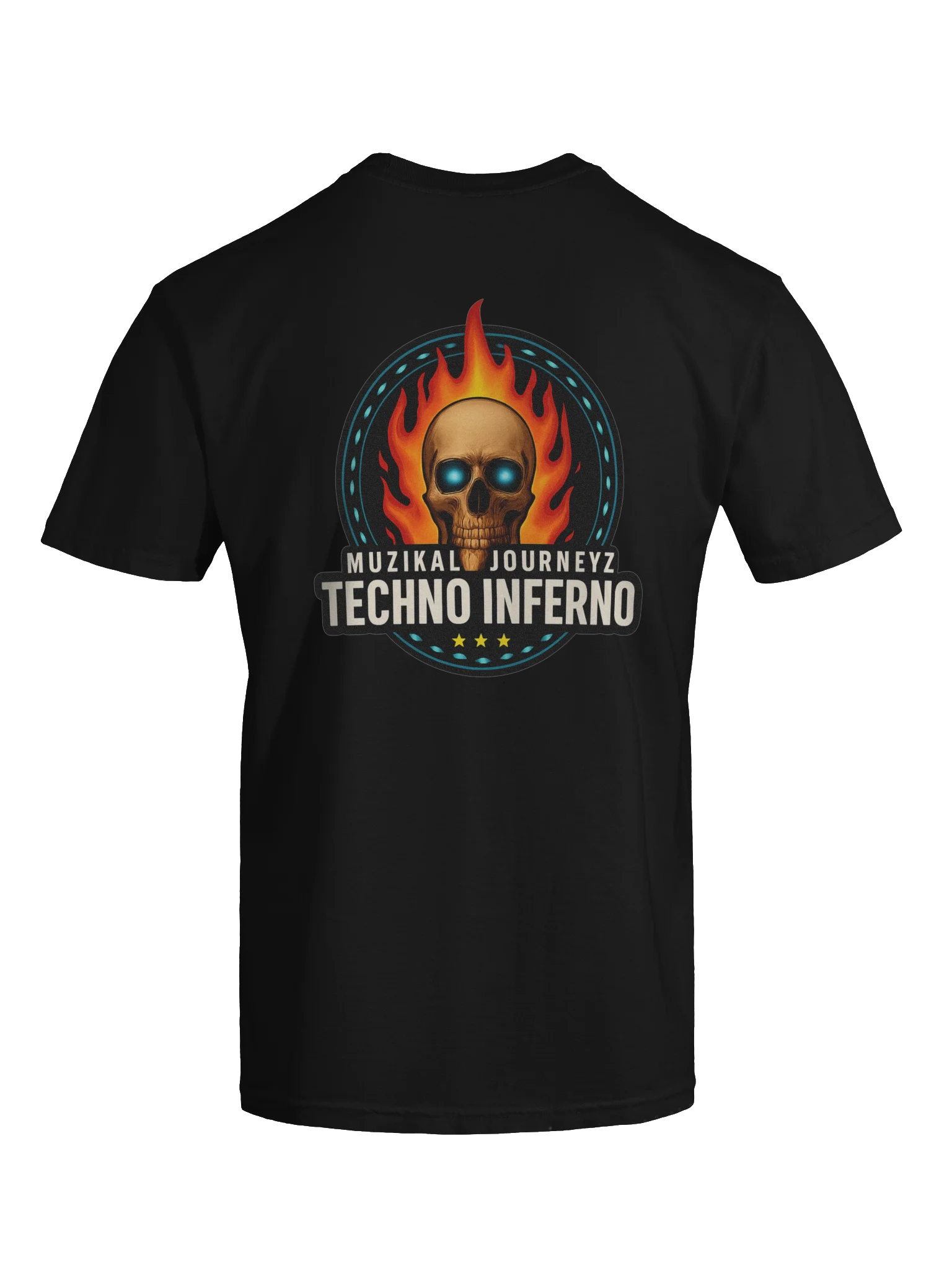 Techno Inferno Skull Emblem T-Shirt product image (9)