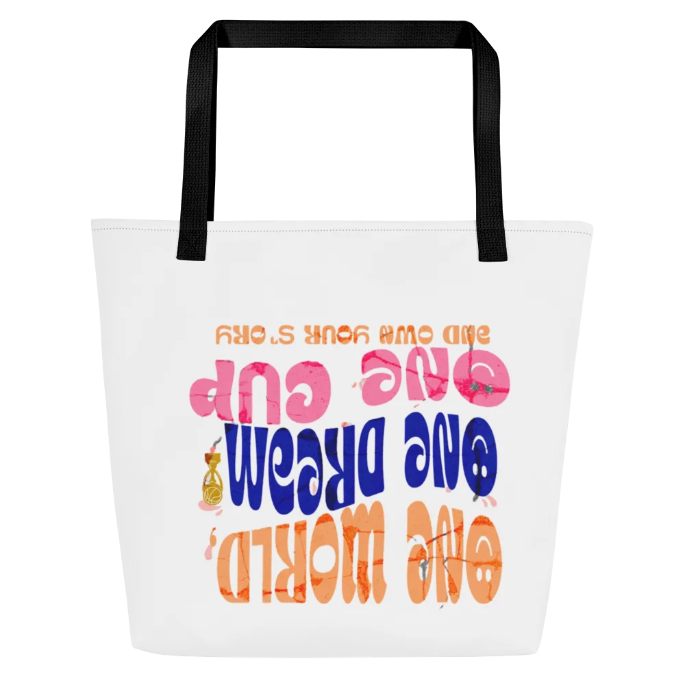 Colorful Retro Logo Tote Bag product image (3)