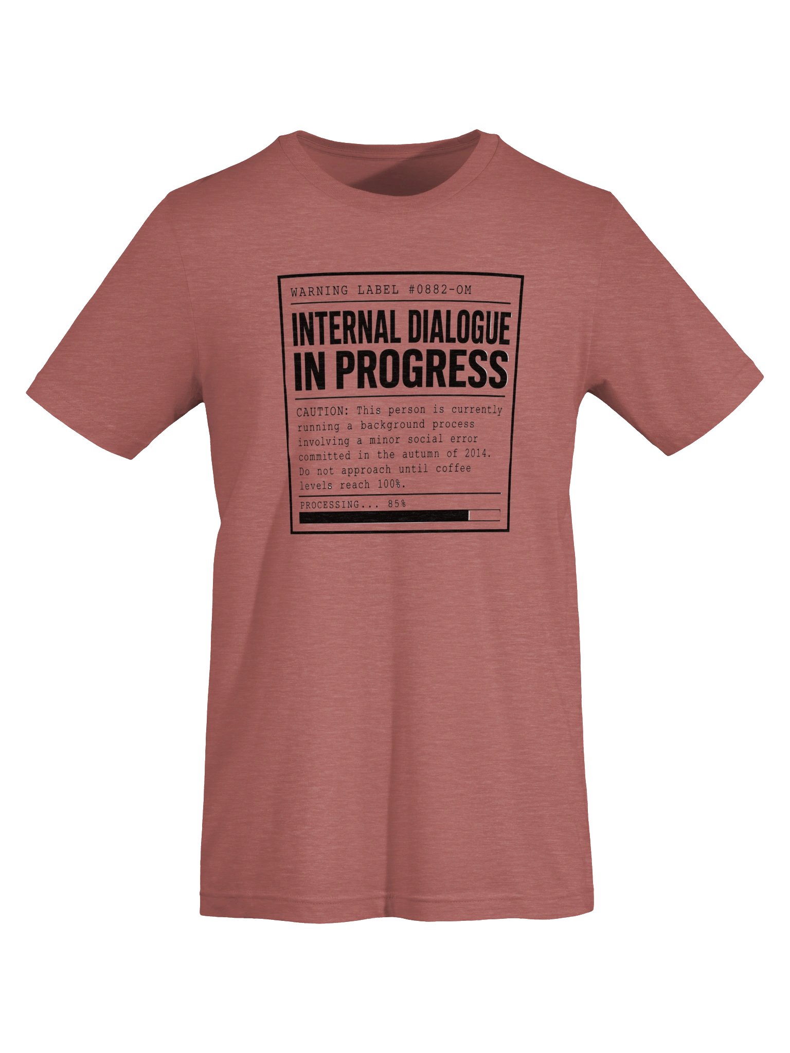 Copy of Unspokenminds Internal Dialogue In Progress Tee product image (24)