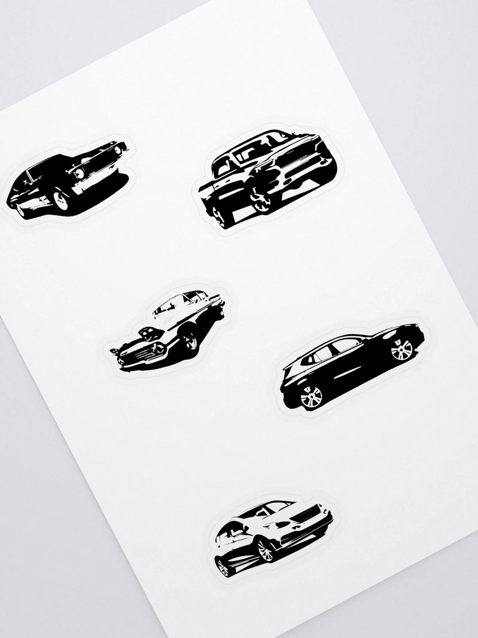Classic Car Sticker Sheet (5pc) product image (3)
