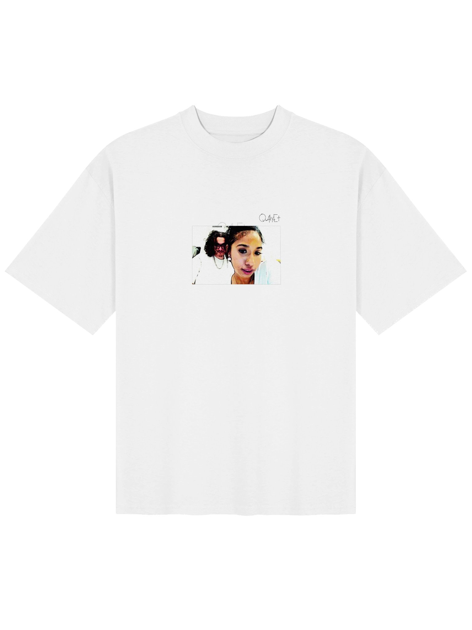 QWHYET Web Cam Oversized Tee (Black Logo) product image (1)