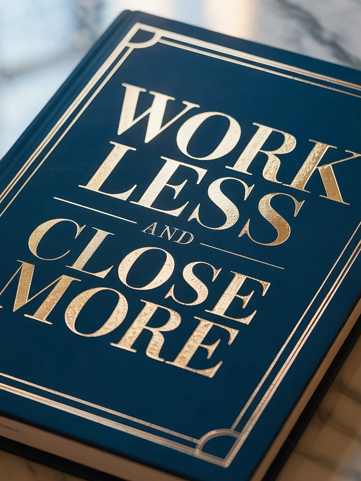 Work Less and Close More: The 80/20 Rule for Salespeople product image (1)