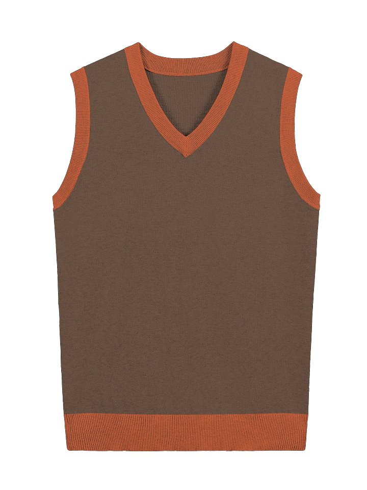 F&F Script Rivalry Knitted V-Neck Vest product image (5)