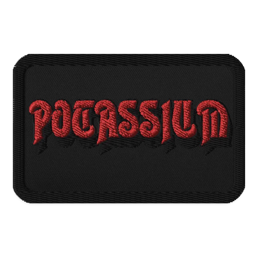Potassium Logo Patch (Red) product image (1)