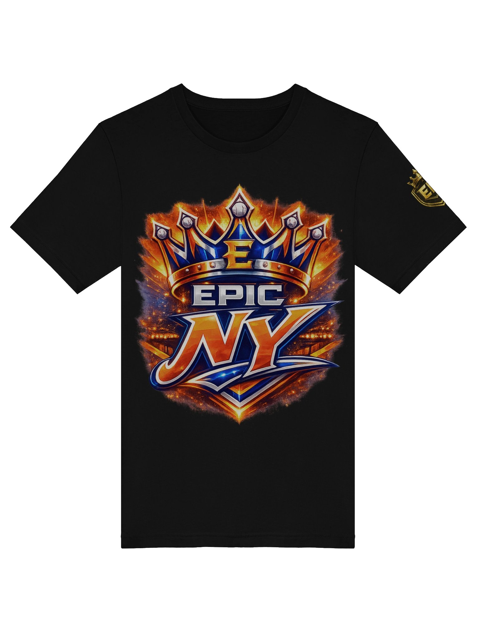 EPIC NY Crown Series Tee | Orange White Blue City Drop product image (9)