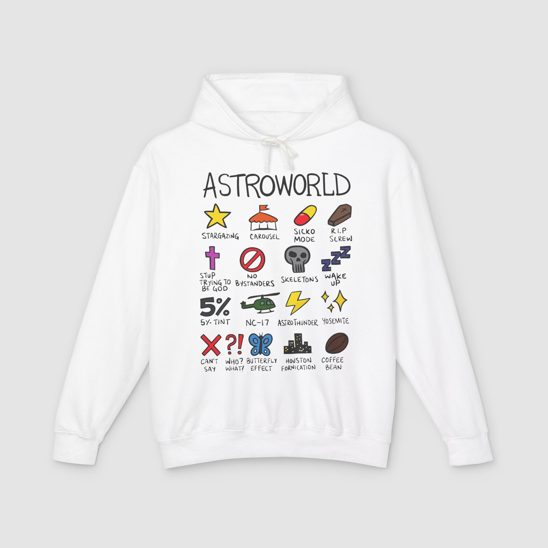 Travis Scott Astroworld Notebook Hoodie product image (1)