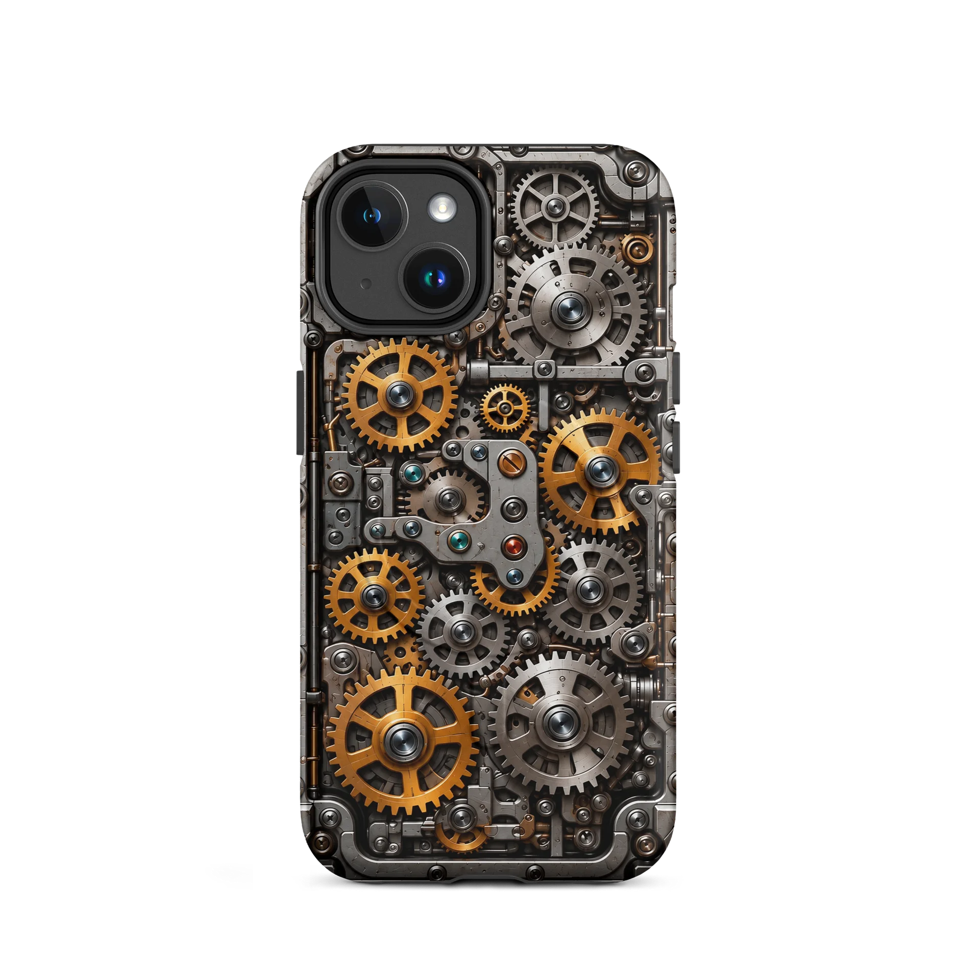 Mechanical Core - MagSafe Tough iPhone Case - Steampunk Gears & Industrial Machinery Design product image (2)