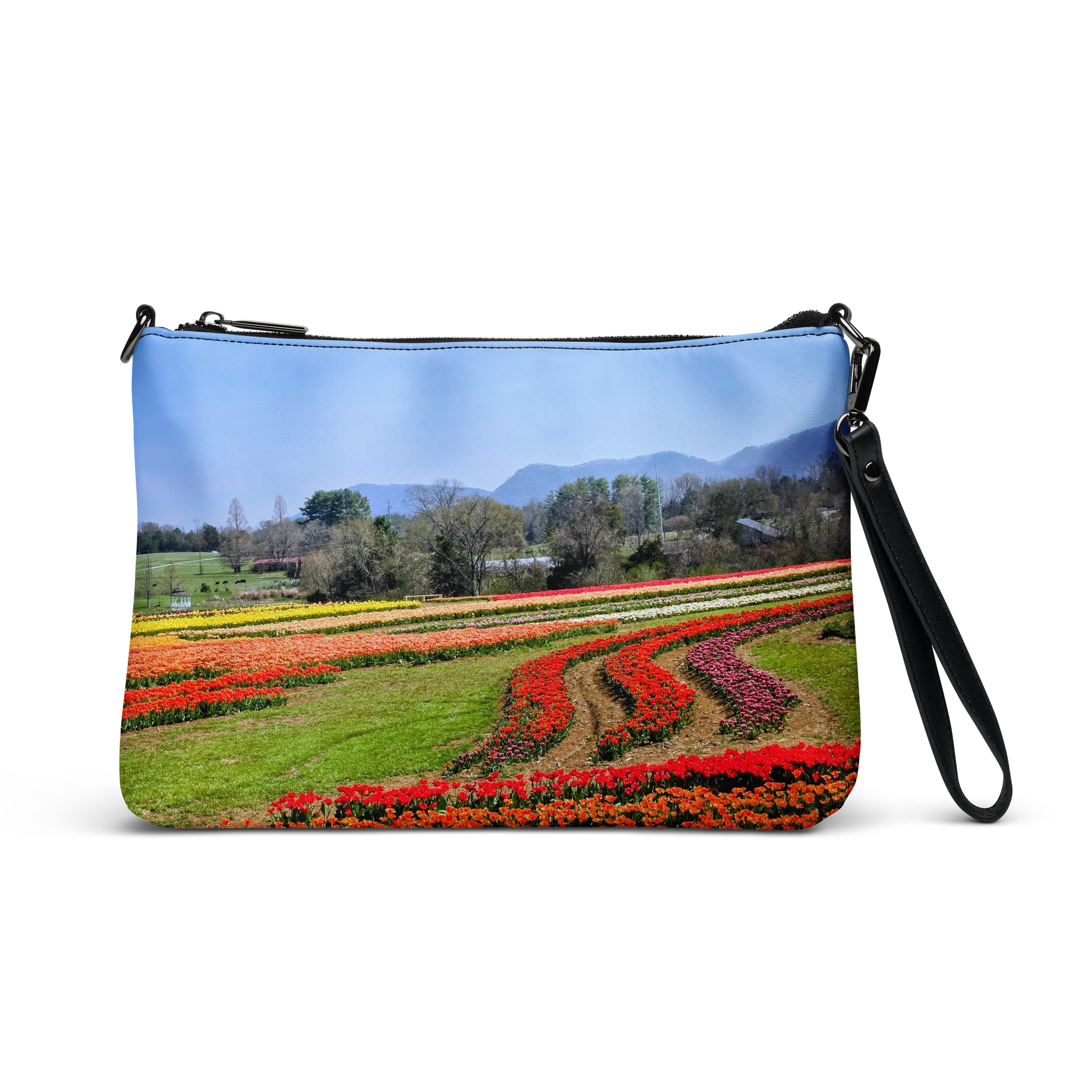 Sunlit Tulip Field Crossbody Bag product image (1)