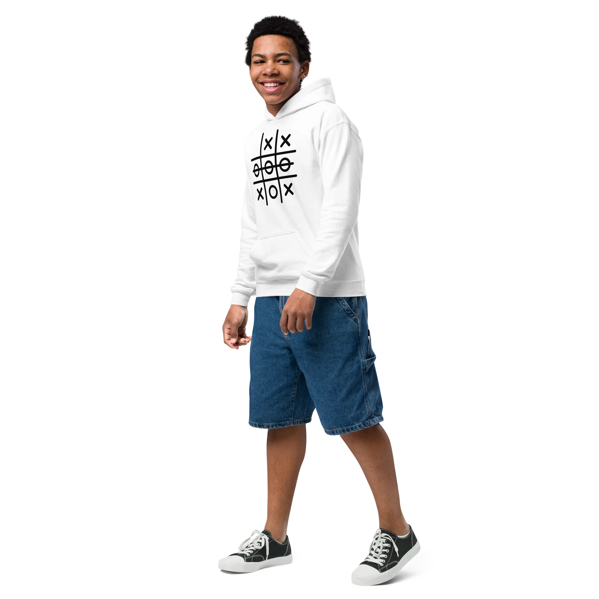 Tic-Tac-Toe Kids Hoodie product image (3)