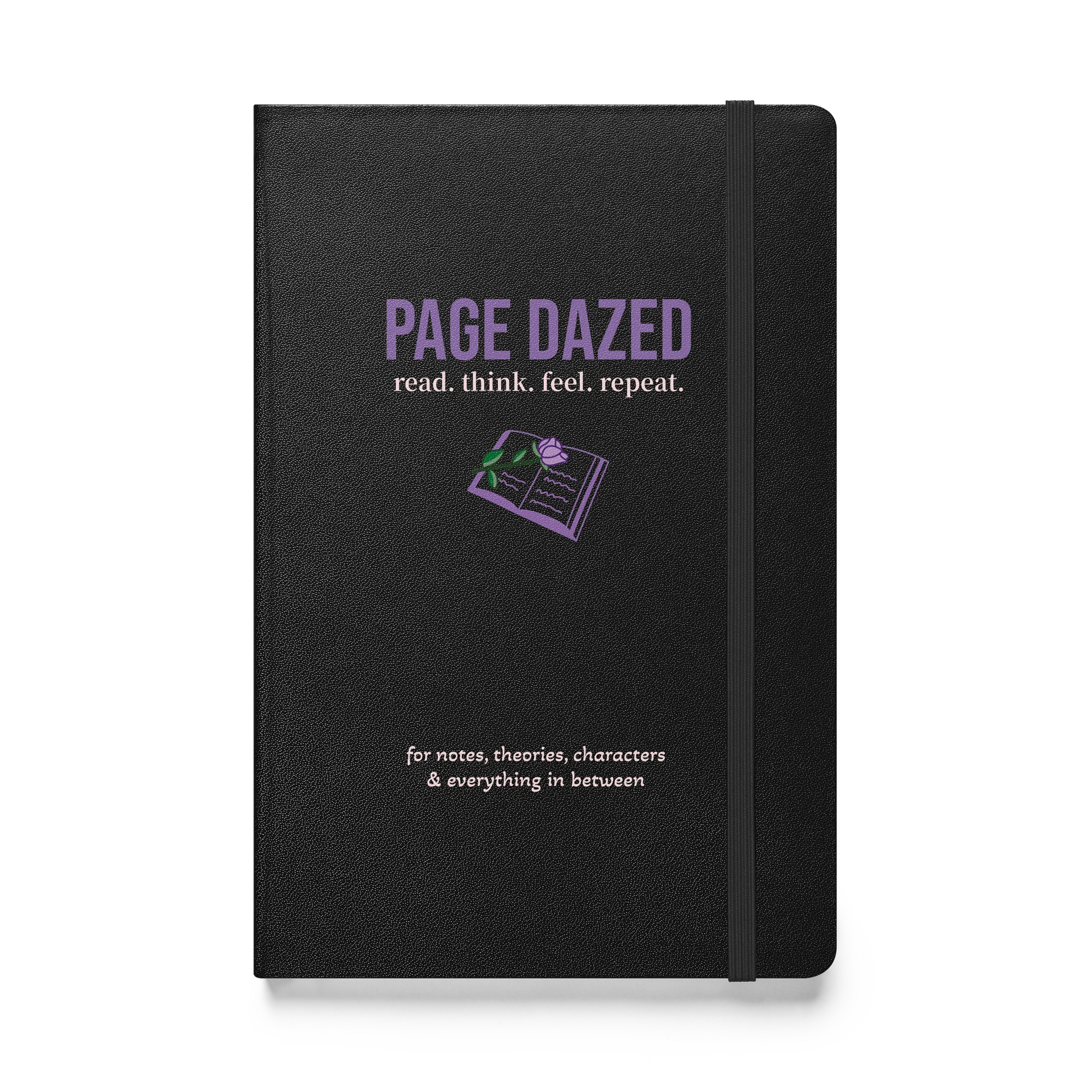 Page Dazed Purple Graphic Hardcover Notebook product image (1)