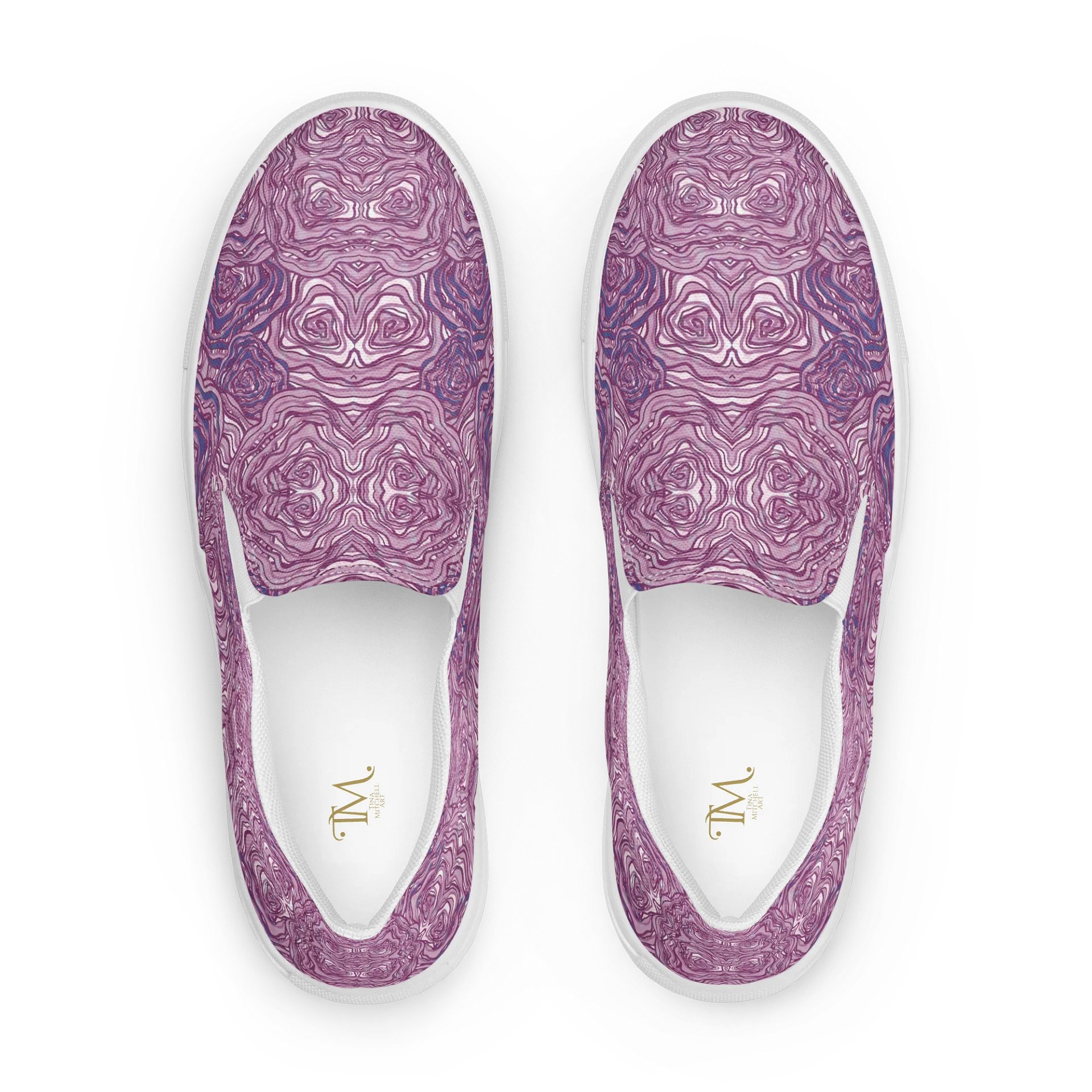 Cabbage Whorl – Women's Slip-On Canvas Shoes product image (2)