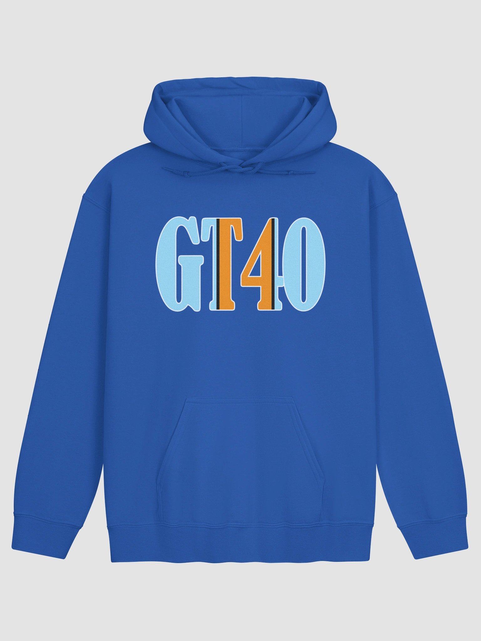 GT40: A Tribute to Racing Legend" – Gulf-Inspired Hoodie product image (1)