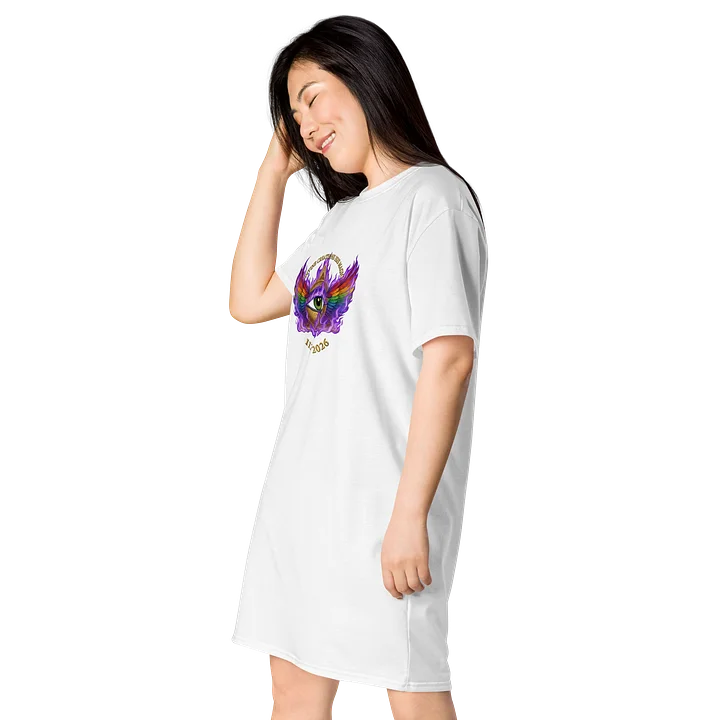 Divine Eye Wings T-Shirt Dress product image (2)