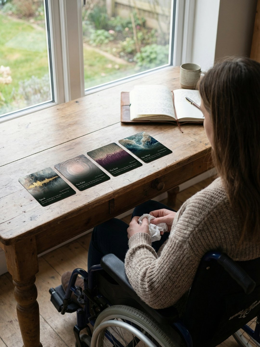 The Carrying Deck: A Wrought & Woven Oracle | 36-Card Printable Grief Oracle Deck (Digital PDF) product image (8)