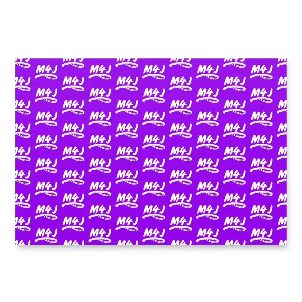 M4J Logo Gift Wrapping Paper product image (2)