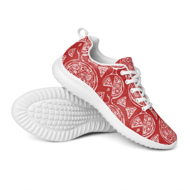 Pizza Athletic Shoes Red/White Male product image (5)