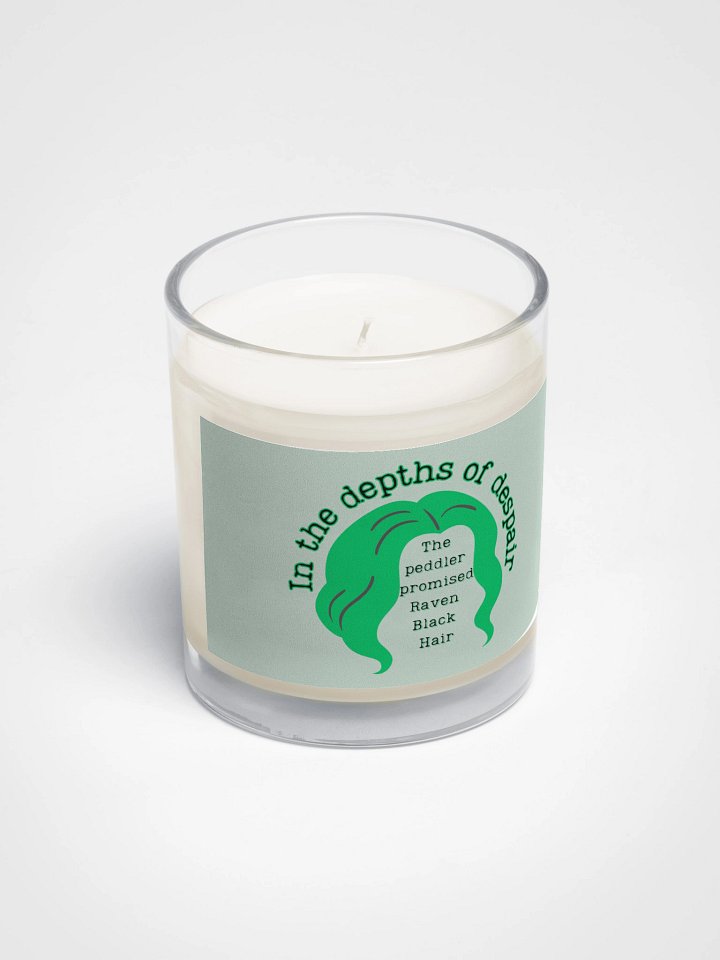 Raven Black Hair Soy Wax Candle product image (2)