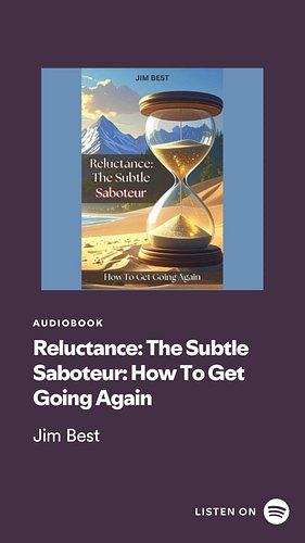 🎧 What if the biggest thing holding you back isn't fear... but reluctance?

Take a one-minute listen to Reluctance: The Subtl...