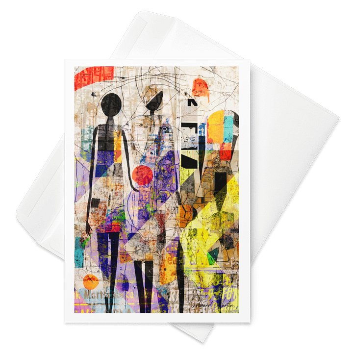 Window Shopping by Edward Martin Greeting Card product image (1)
