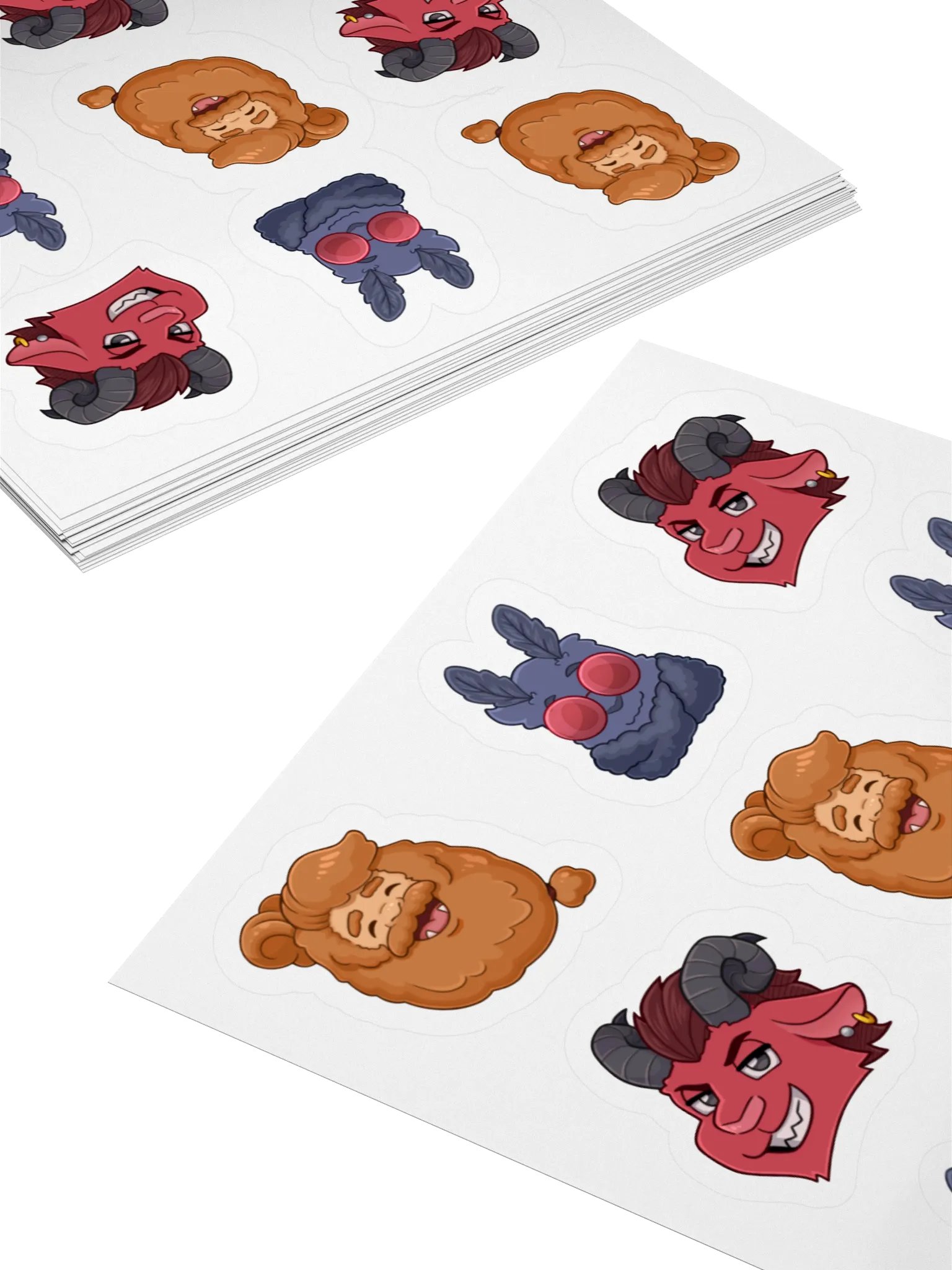 Cryptid Polycule Stickers product image (4)