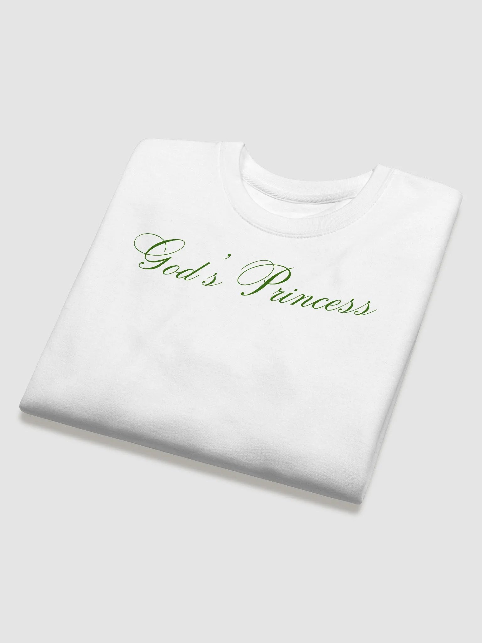 God's Princess (Dark Green Script) Crewneck product image (7)