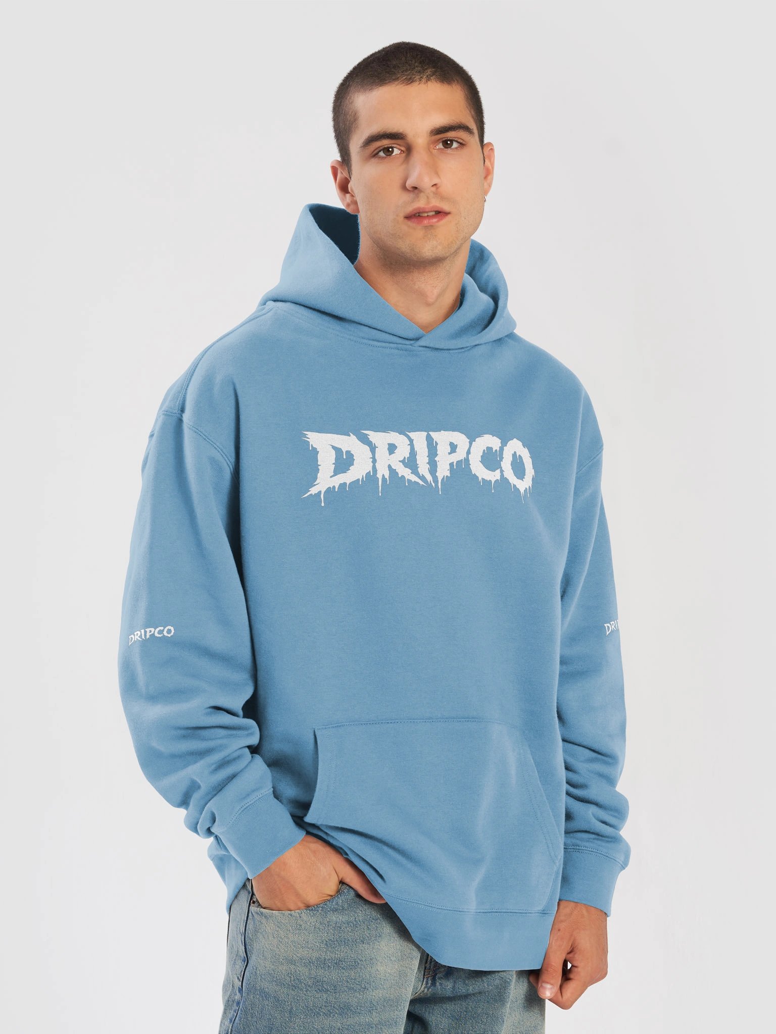 DRIPRO Dripping Logo Relaxed Hoodie product image (54)