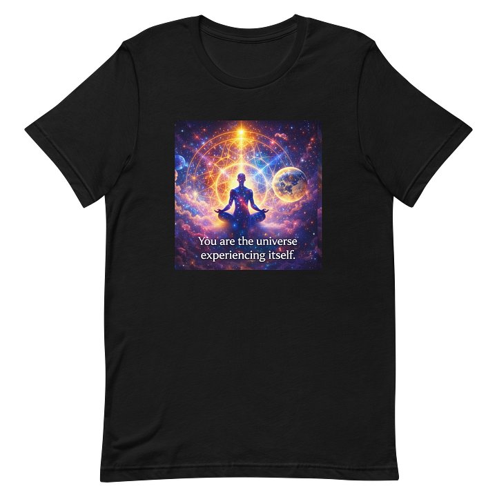 Cosmic Universe Meditative T-Shirt product image (2)