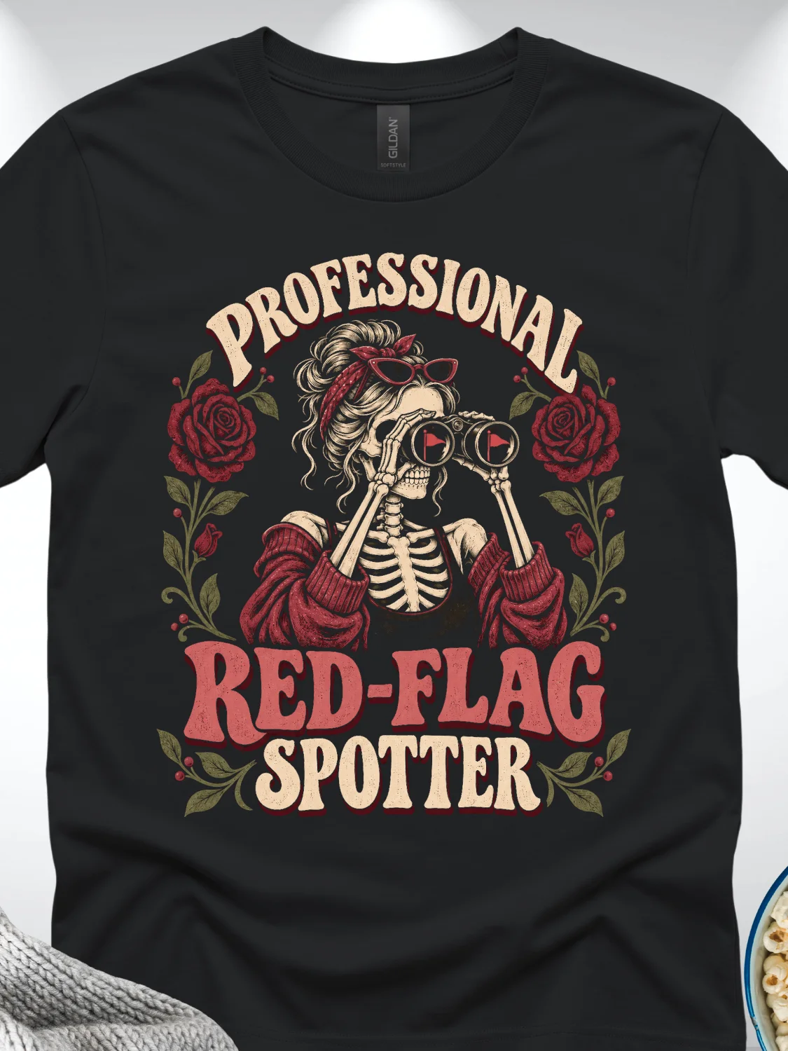 Professional Red Flag Spotter True Crime T-shirt product image (1)