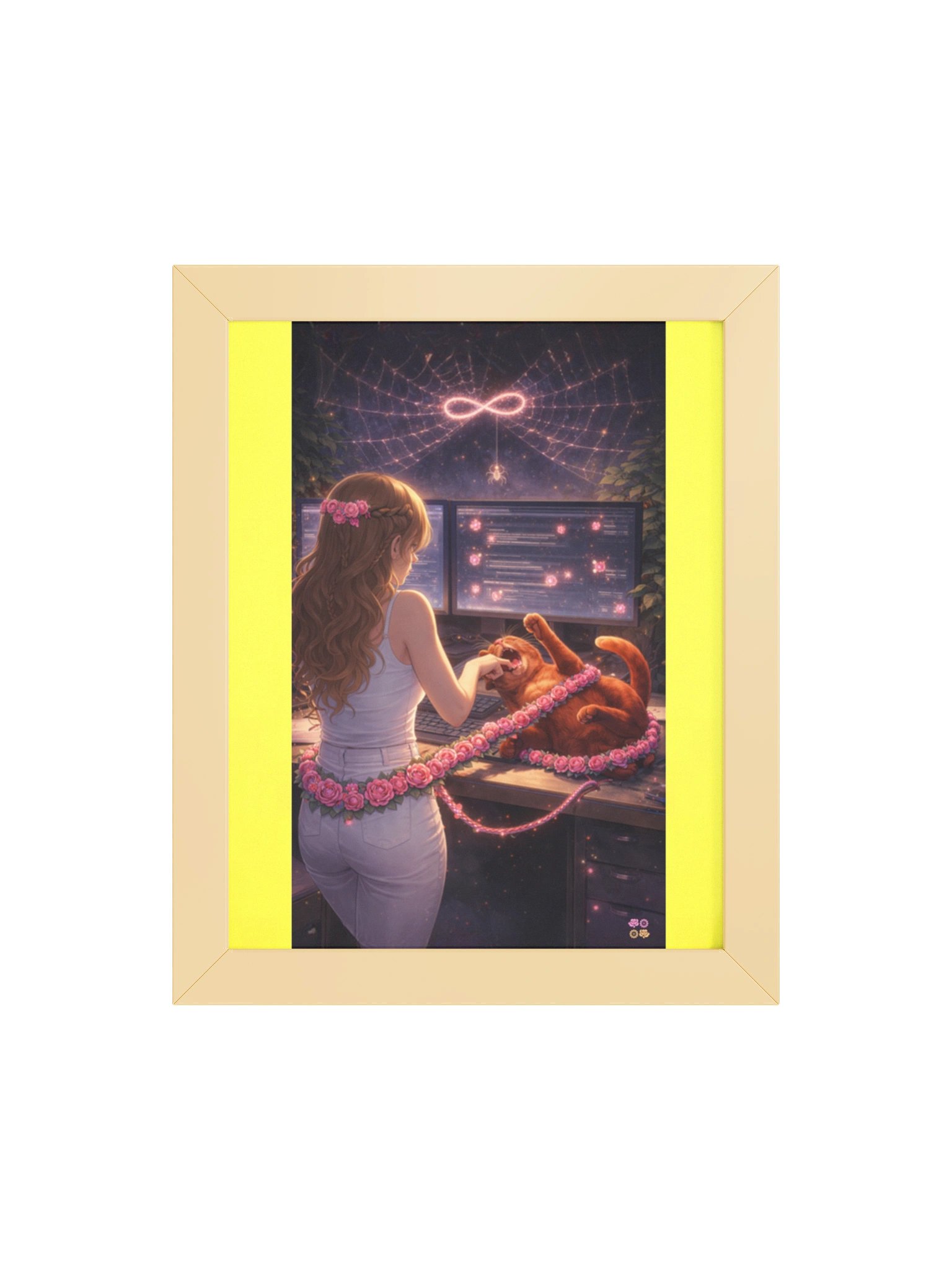 8 Strength Tarot Art Framed Poster product image (4)