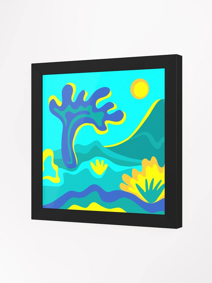 Ethereal Horizon Framed Art Print - Abstract Landscape No. 8 product image (26)