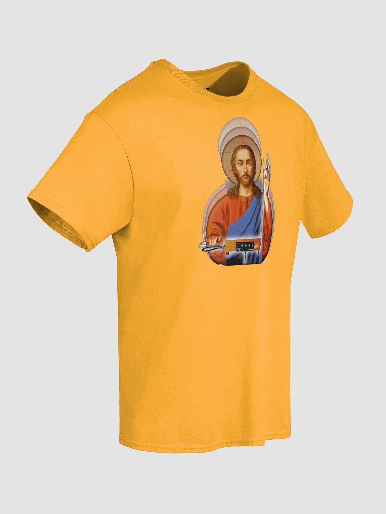 The Holy Theremin by Frank Fonik, Techno EDM Unisex t-shirt product image (2)