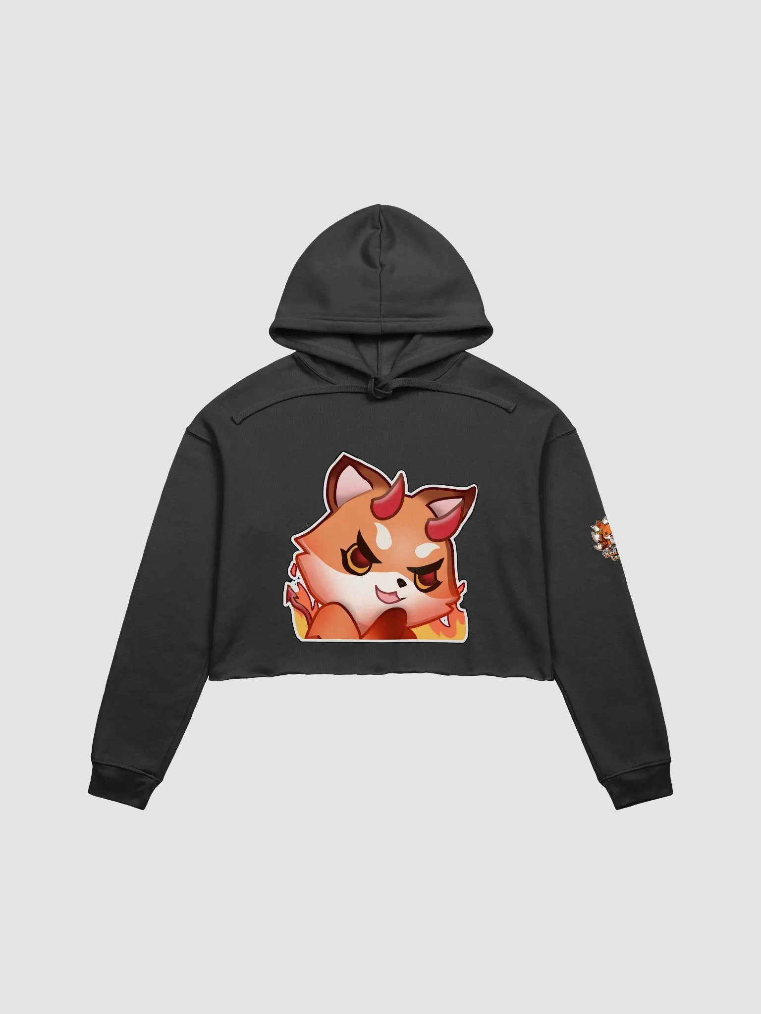 Foxie Devil CropHoodie product image (1)