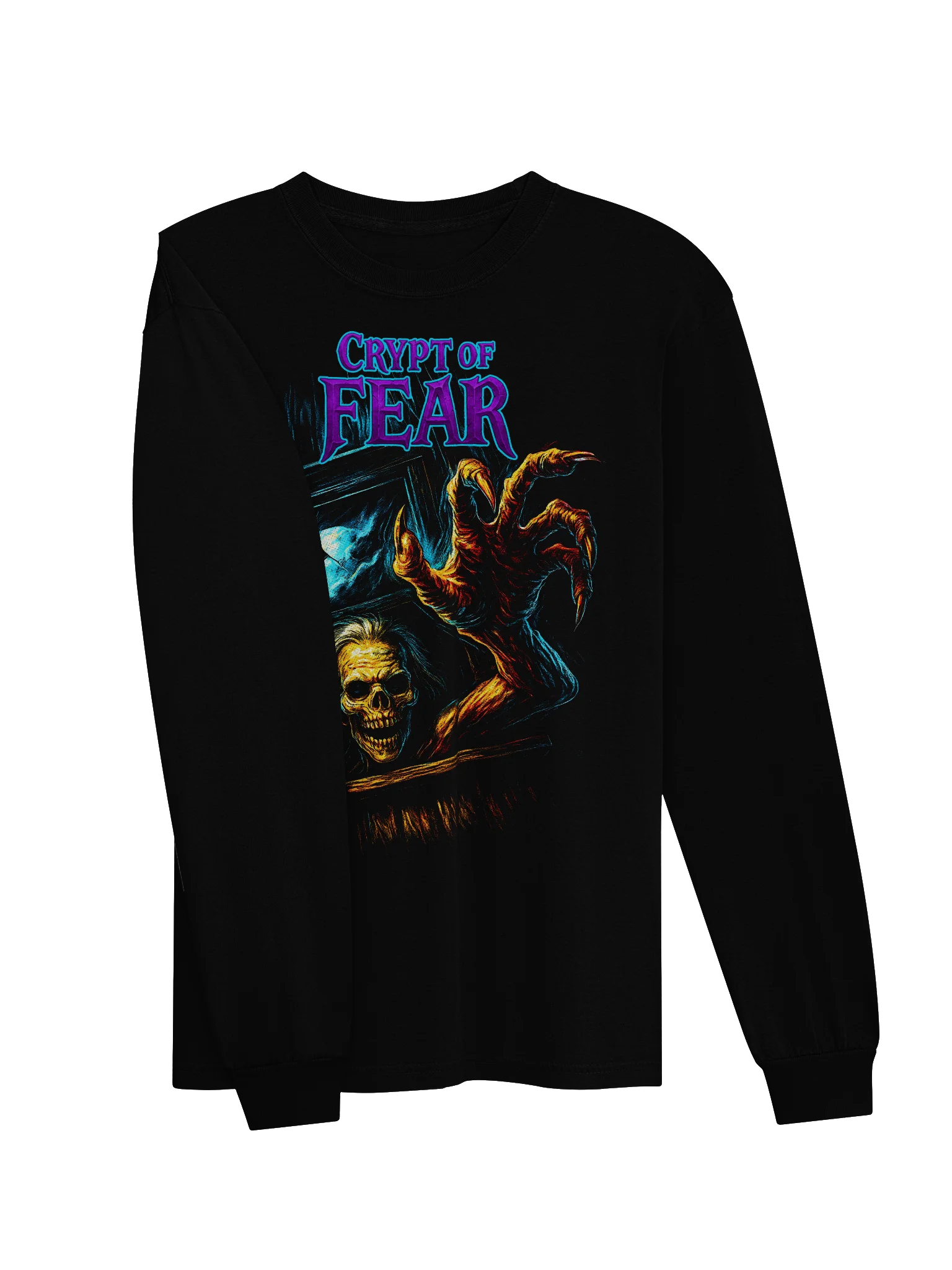 CRYPT OF FEAR Horror Long Sleeve Shirt product image (3)