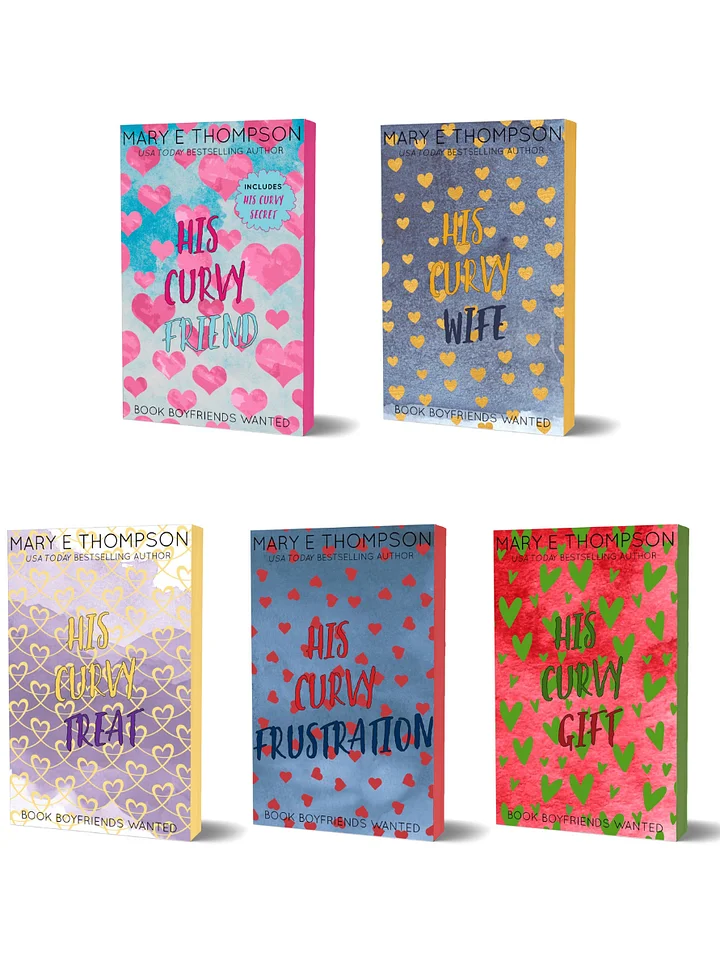 Book Boyfriends Wanted books 1-5 BUNDLE (PAPERBACKS) HEART COVERS product image (1)