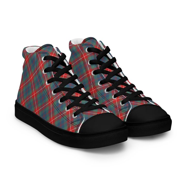 Fraser Ancient Tartan Men's High Top Shoes product image (1)