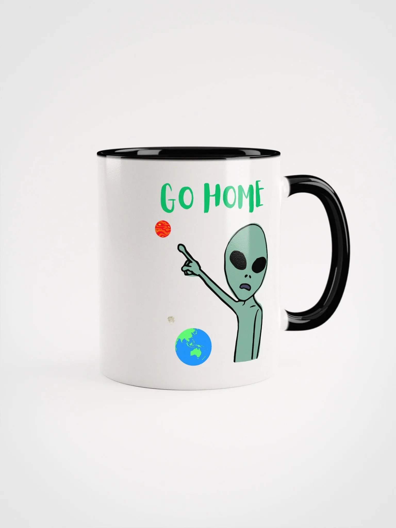 Galactic GO HOME Alien Advice Ceramic Mug product image (6)