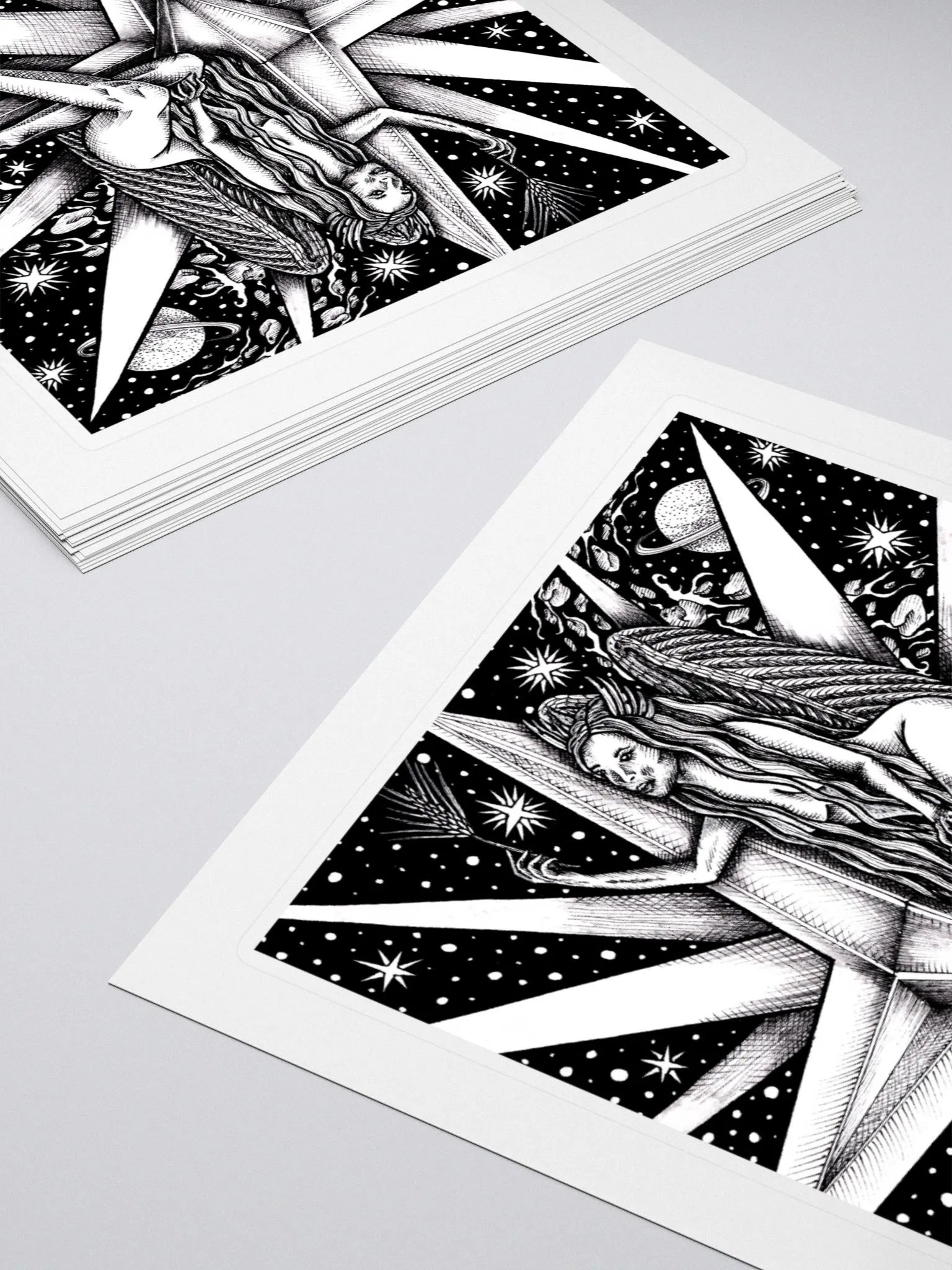 Virgo Zodiac Kiss Cut Stickers product image (4)