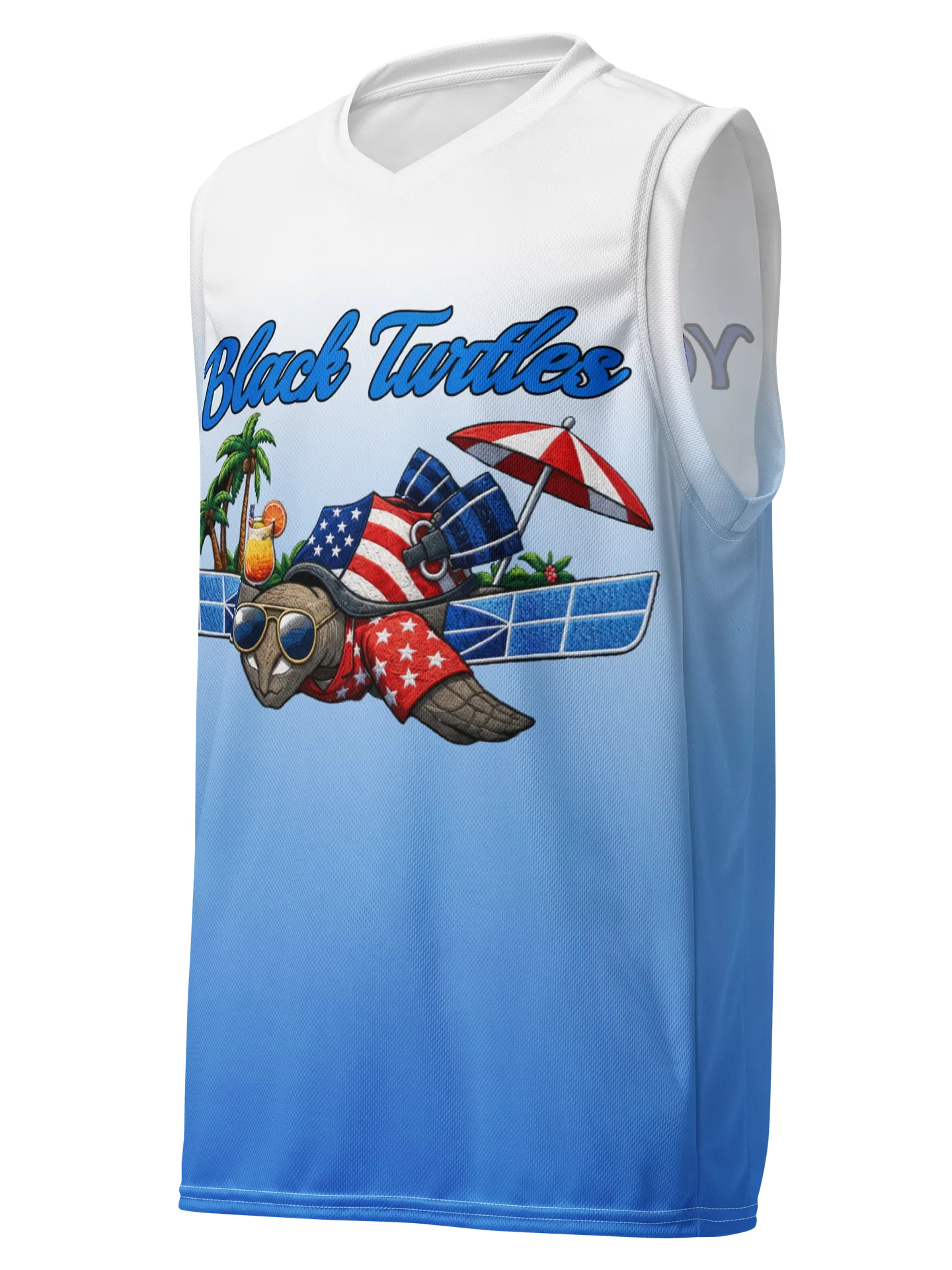 Sleeveless Black Turtles 2026 Jersey (Message SPC4 West to order) product image (1)