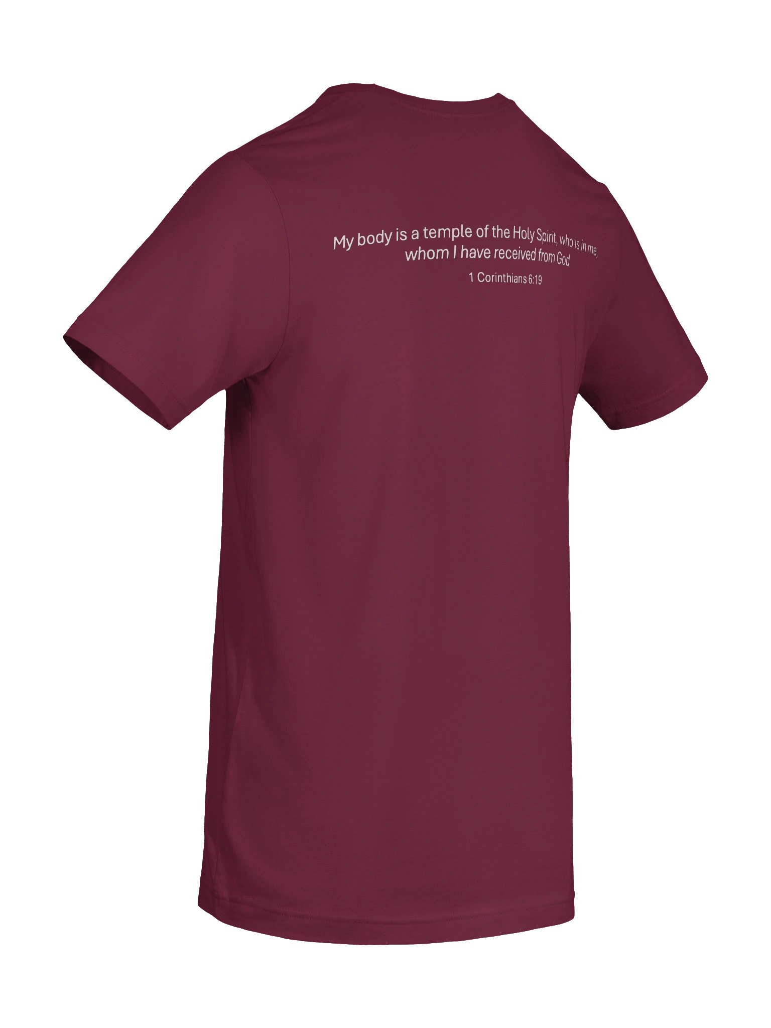 His House Unisex T-Shirt - 1 Cor 6:19 Scripture product image (8)