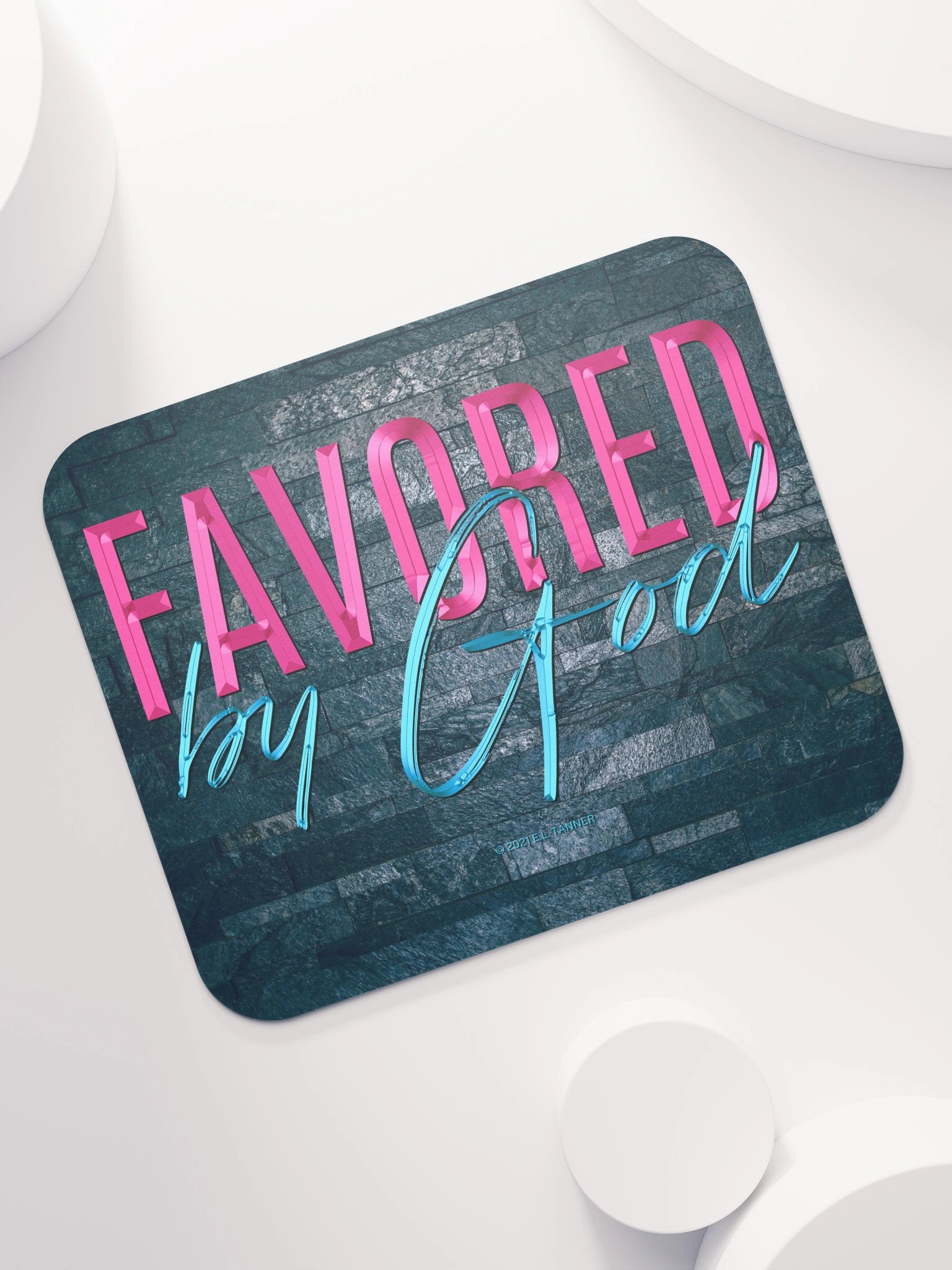 Favored by Good, Blk Mouse Pad BV product image (7)