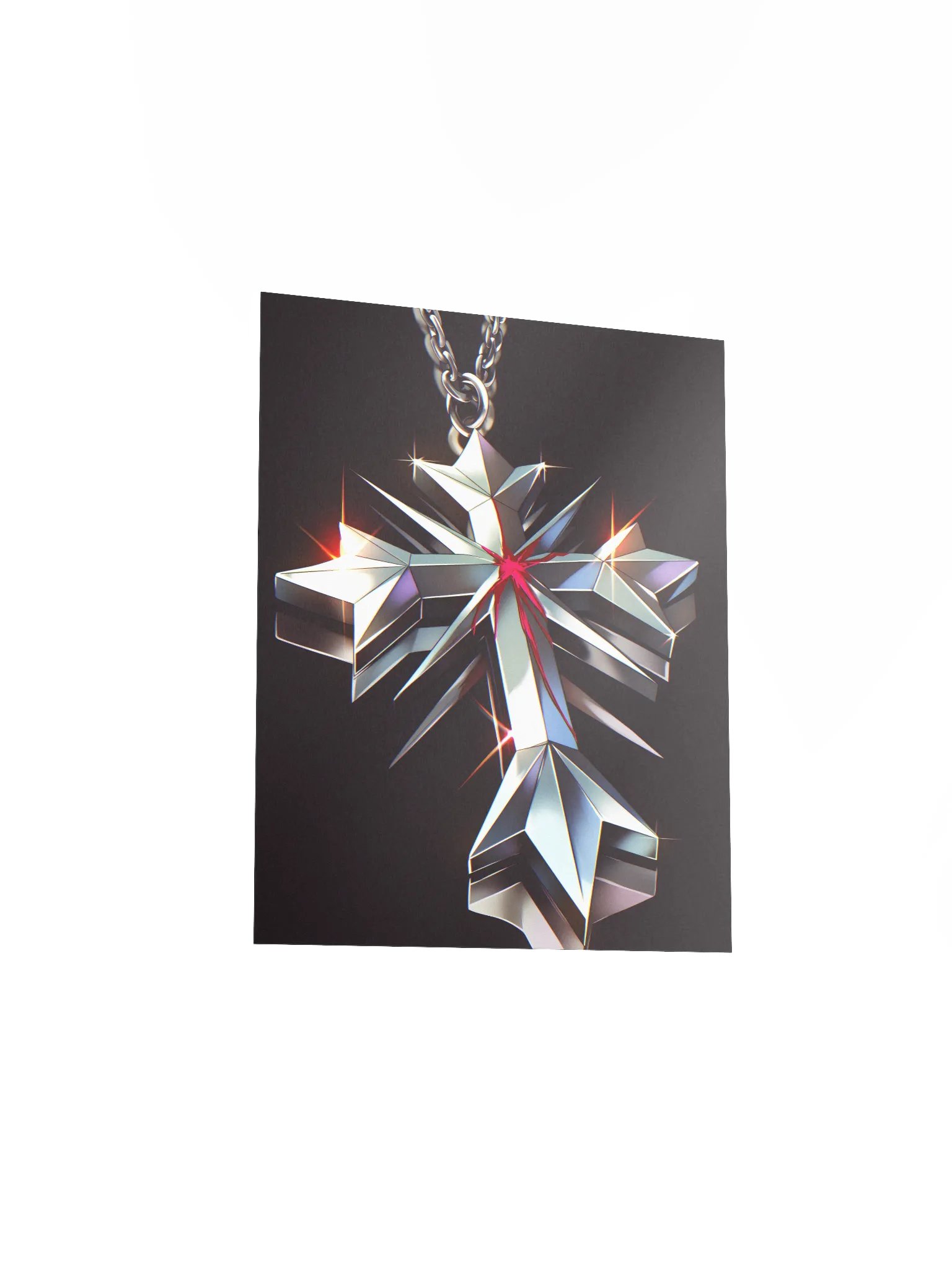 Metallic Cross Matte Poster product image (3)