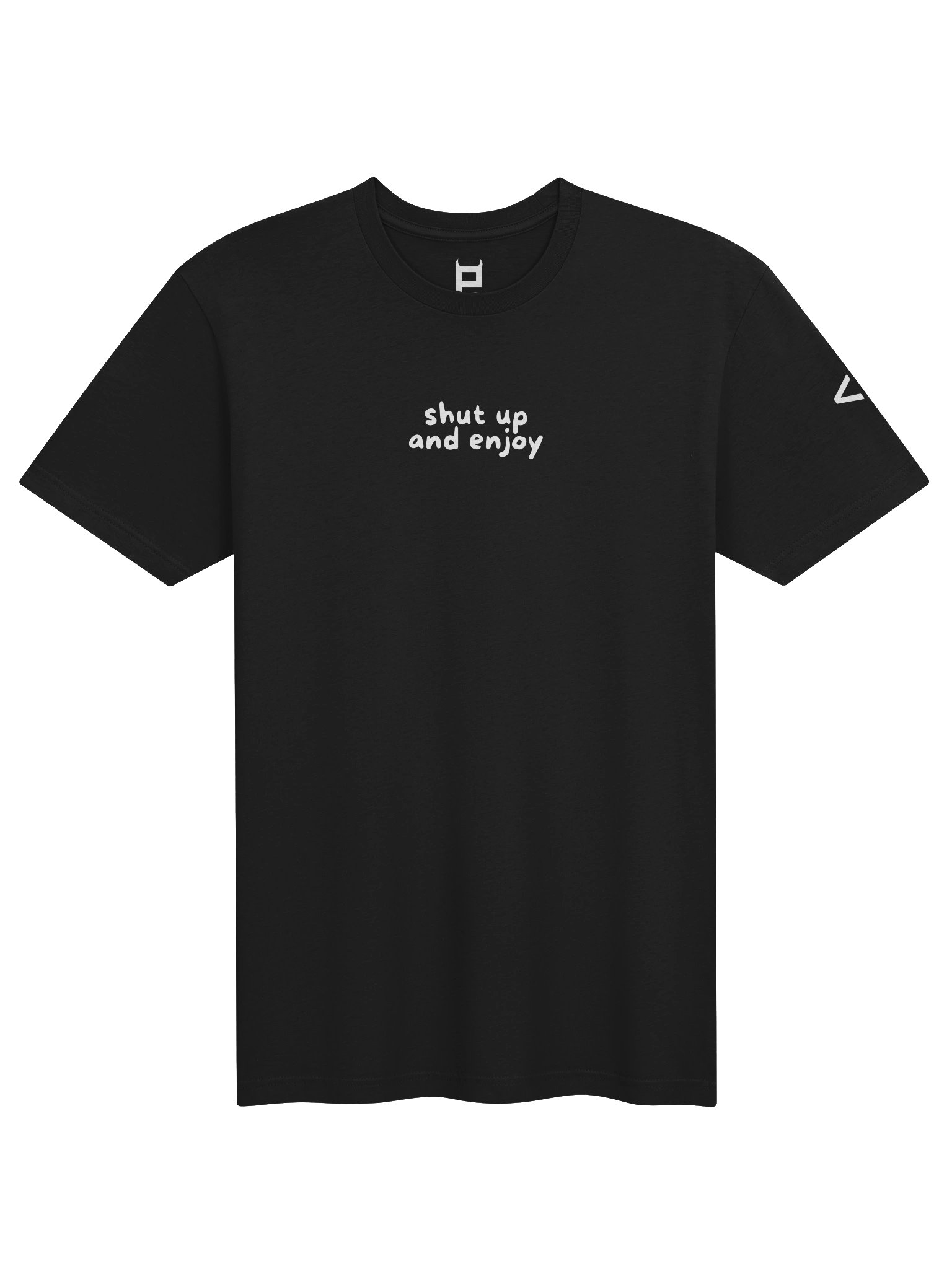 shut up and enjoy SHIRT BLACK & COLOR product image (2)